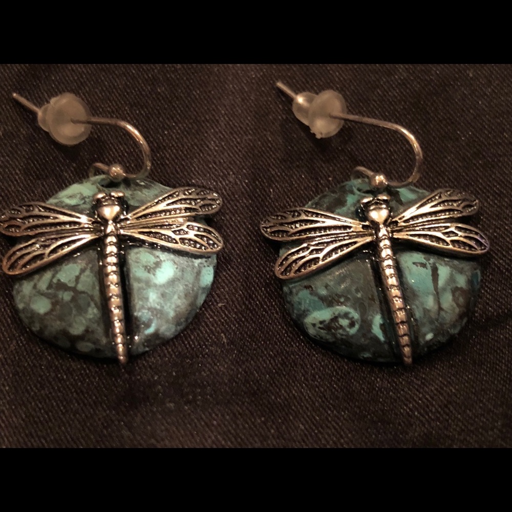 Sterling Dragonfly earrings